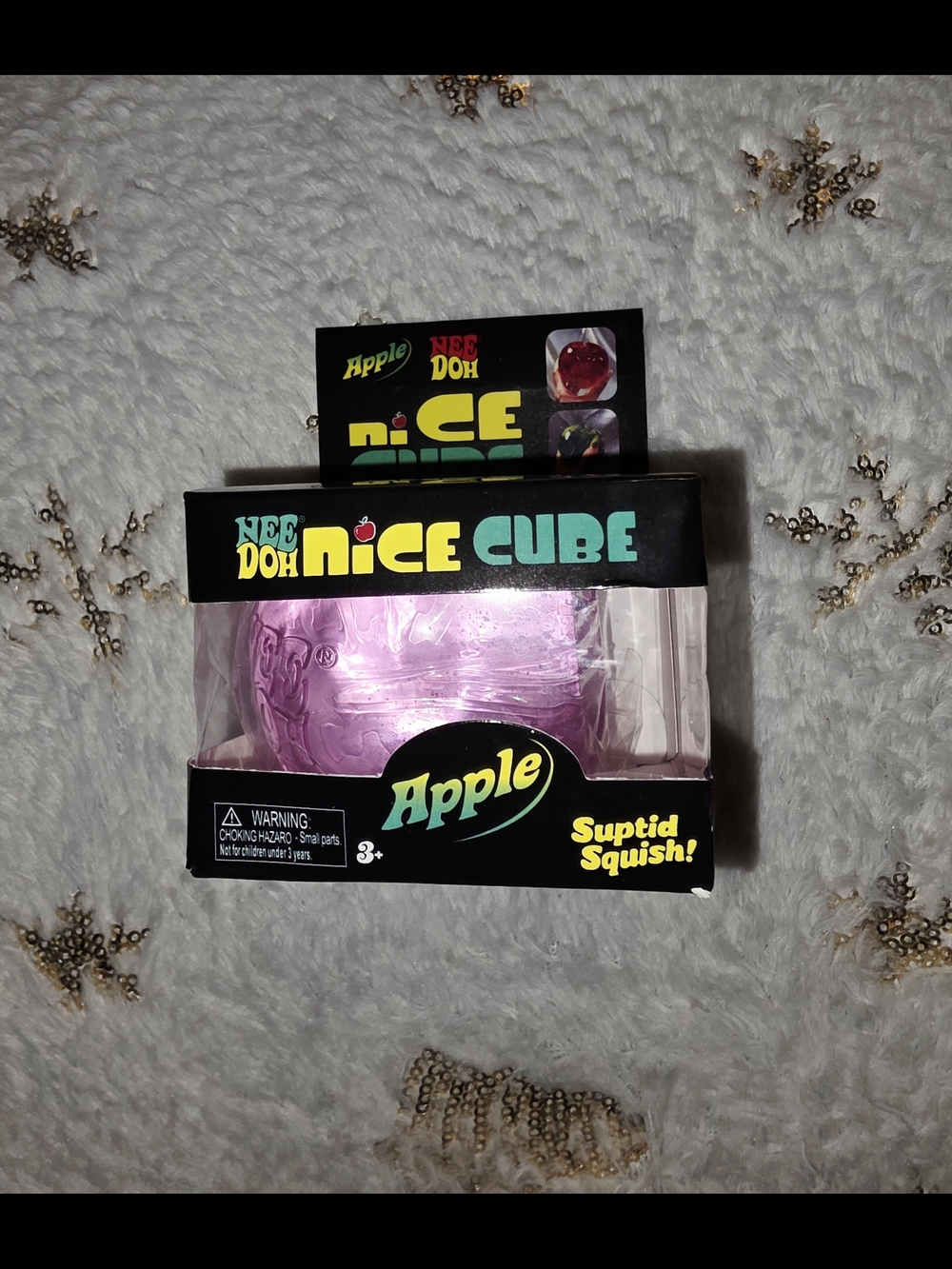 Needoh Purple Apple Sugar Nice Cube Suptid Squish